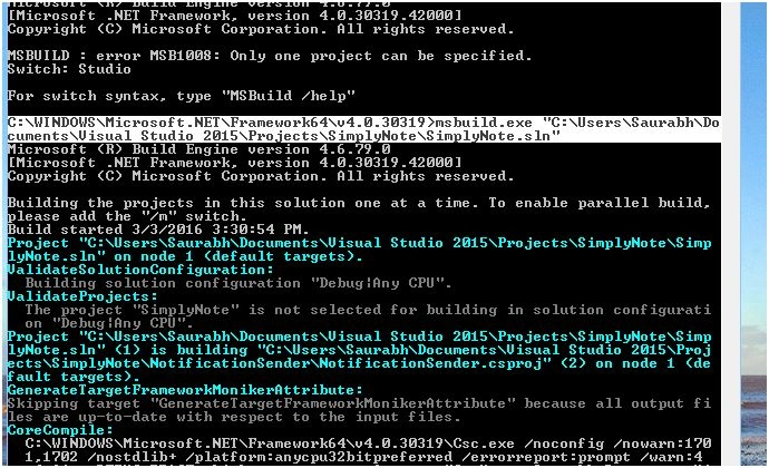  Build the project 