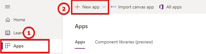 Component in Power Apps