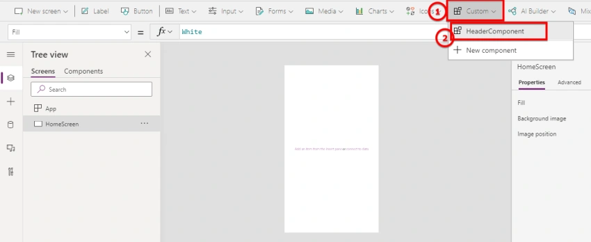 Component in Power Apps