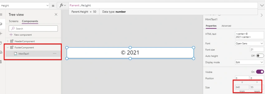 Component in Power Apps