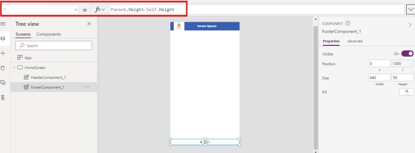 Component in Power Apps