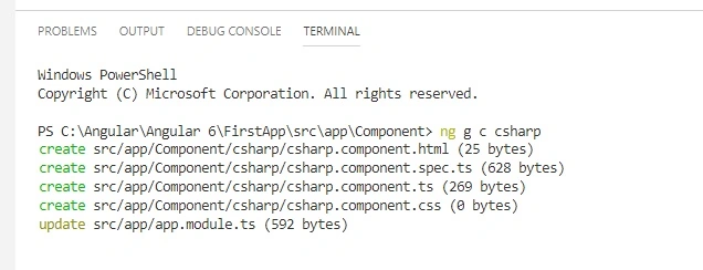 Components, Router Outlet, Menus & Button click event in Angular 6