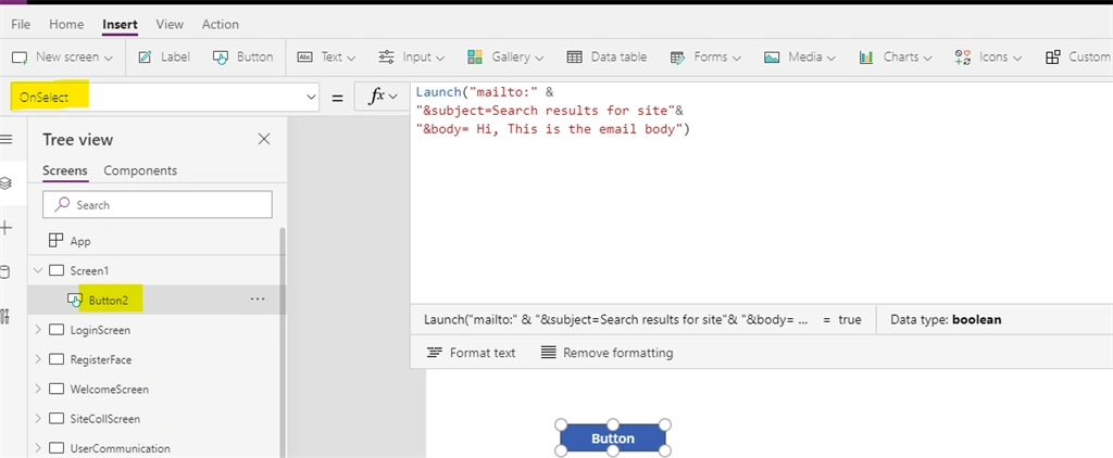 Compose Outlook Email Using Mailto Inside Power Apps Form