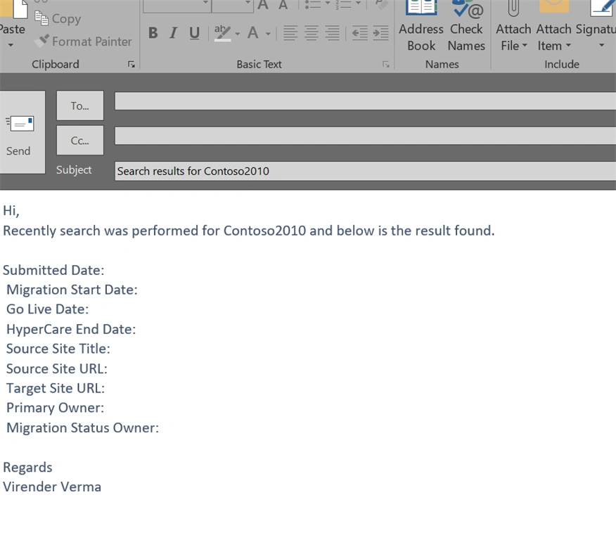 Compose Outlook Email Using Mailto Inside Power Apps Form