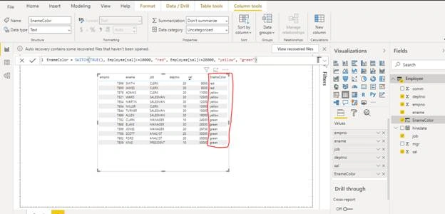 Conditional Formatting By Font Color In Power BI