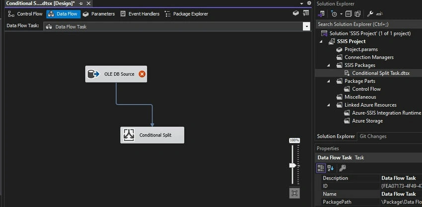 Conditional Split transformation