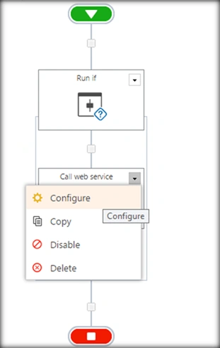 Configure