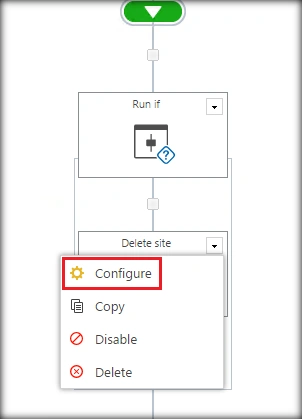 Configure