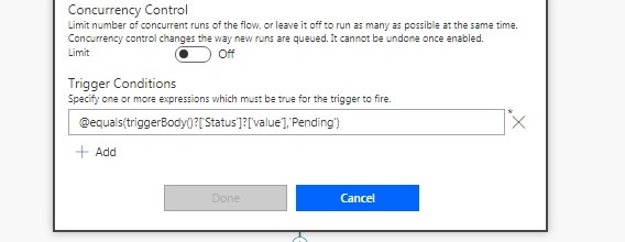 Trigger MS Flow On Condition Based On Column's Value With SharePoint List