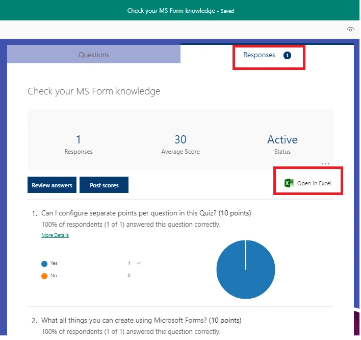 Conduct Online Exam Using Microsoft Forms