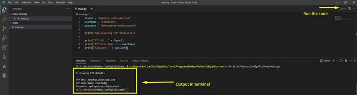 Configuration Files in Python