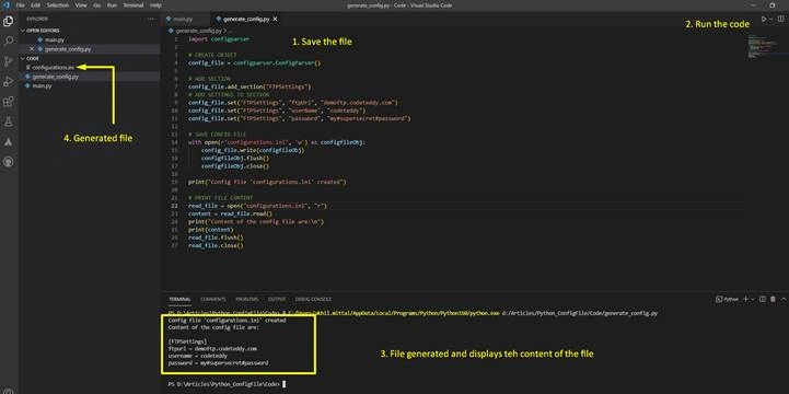 Configuration Files in Python