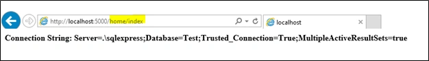 Get Configuration object using options pattern