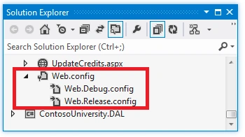 Configuration Transformation (1): Web.Config