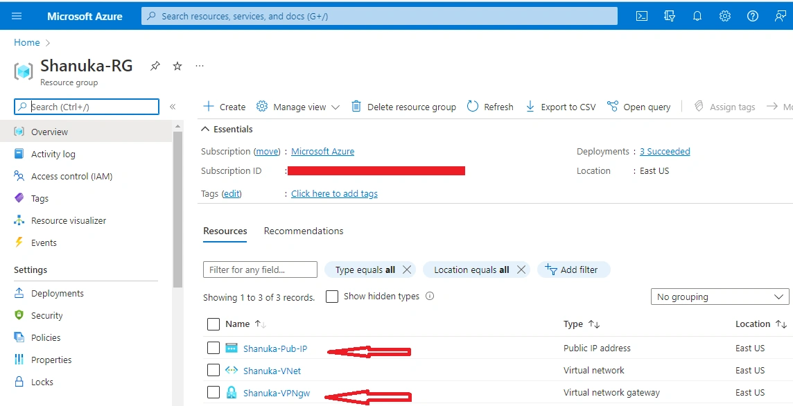 Configure A IPsec Tunnel VNet-To-VNet VPN Gateway
