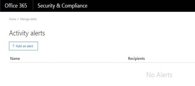 Manage alerts