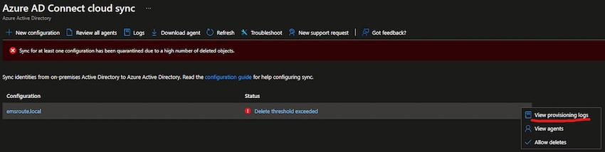 Azure Ad Connect cloud sync