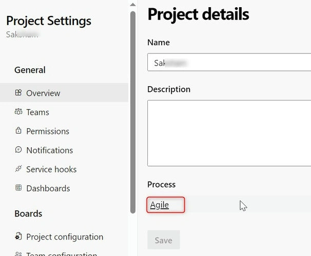 Existing project