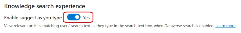 Knowledge search