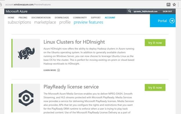 preview features