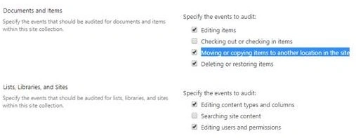 Uncheck the options