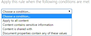 Conditions