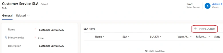 Item subgrid