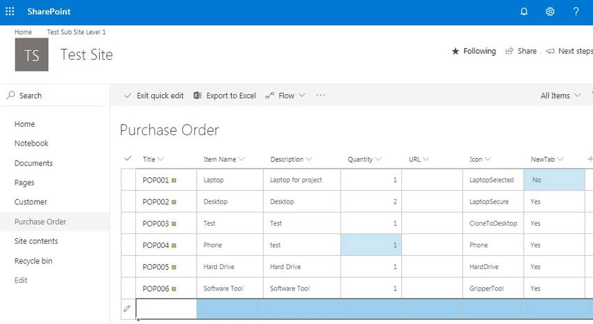 Purchase Order