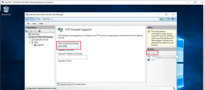 Configuring FTP Server In Microsoft Azure