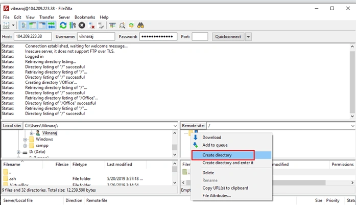 Configuring FTP Server In Microsoft Azure