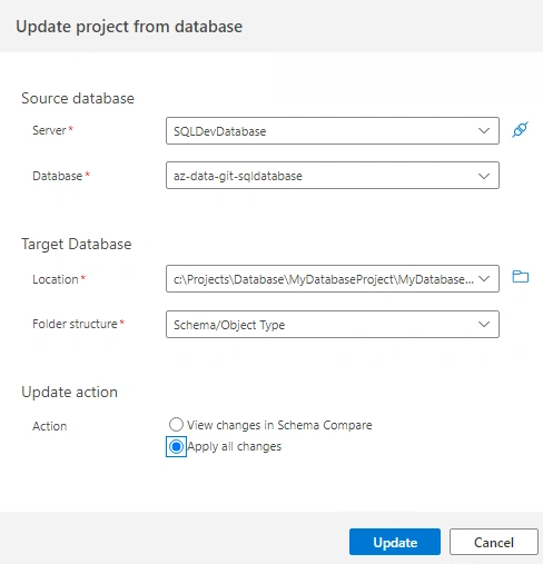 Update Action