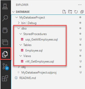 Database objects