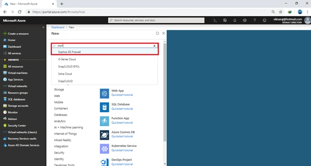 Configuring Sophos XG Firewall On Azure