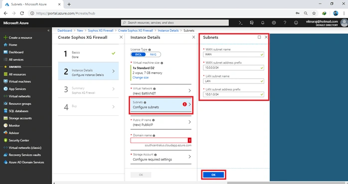 Configuring Sophos XG Firewall On Azure