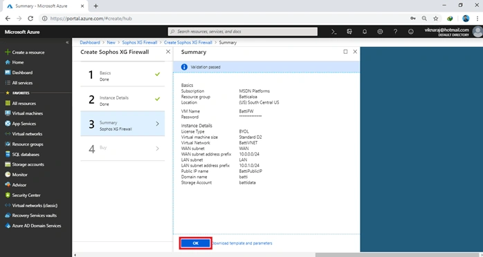 Configuring Sophos XG Firewall On Azure