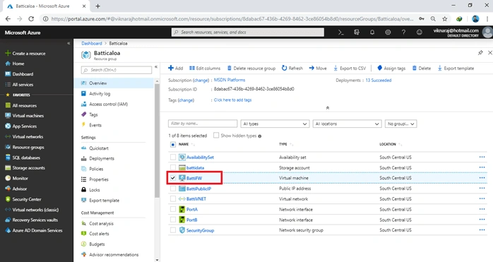 Configuring Sophos XG Firewall On Azure