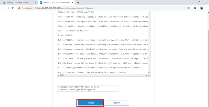 Configuring Sophos XG Firewall On Azure
