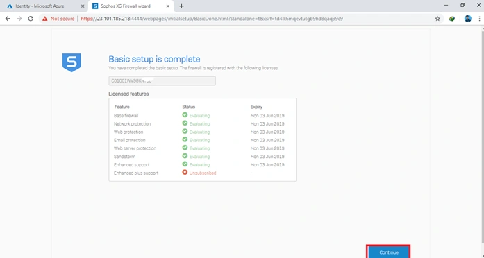 Configuring Sophos XG Firewall On Azure