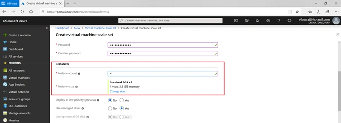 Configuring Virtual Machines Scale Sets In Azure