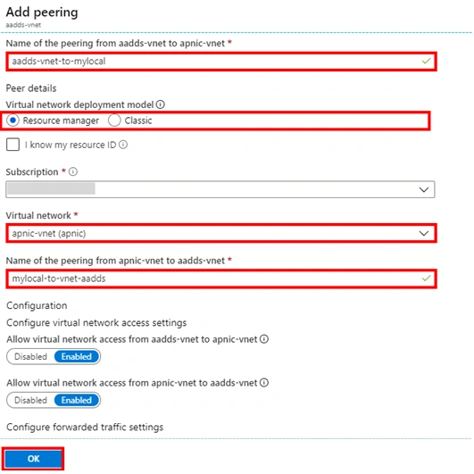 Configure