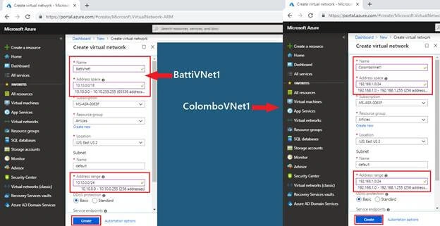Configuring VNet Peering In Microsoft Azure