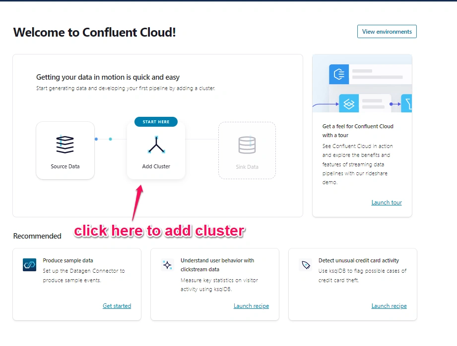 Create cluster on my own