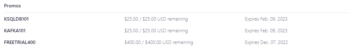 More Promo codes for developers