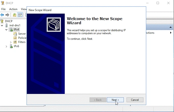 New Scope Wizard