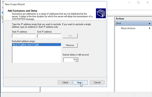 Add Exclusions and Delay