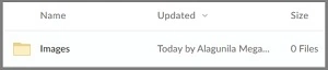 Folder is created