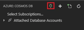 Connect Cosmos DB Local Emulator From Visual Studio Code