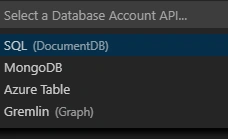 Connect Cosmos DB Local Emulator From Visual Studio Code