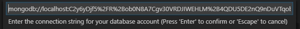 Connect Cosmos DB Local Emulator From Visual Studio Code