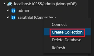 Connect Cosmos DB Local Emulator From Visual Studio Code